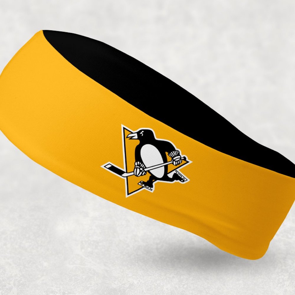 NEW - Reversible Pittsburgh Penguins Headband